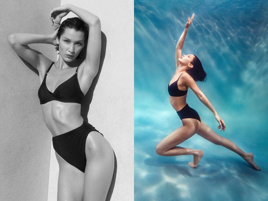 Ck X Bella Hadid Swim Campaign Flair Magazine